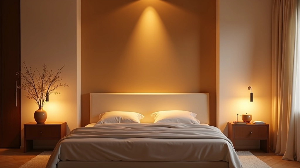 Confronto visivo tra camera da letto correttamente illuminata con 2700K e la stessa camera con illuminazione fredda sbagliata, differenza atmosfera